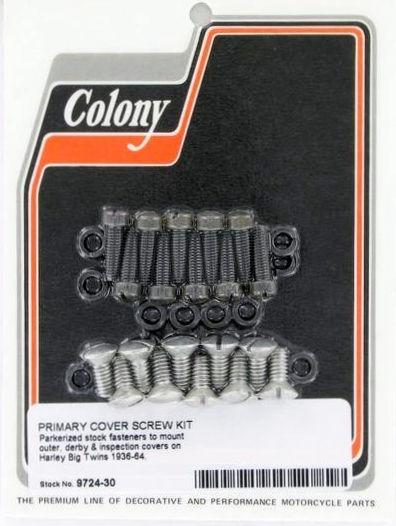 PRIMARY COVER SCREW KIT PARKERIZED